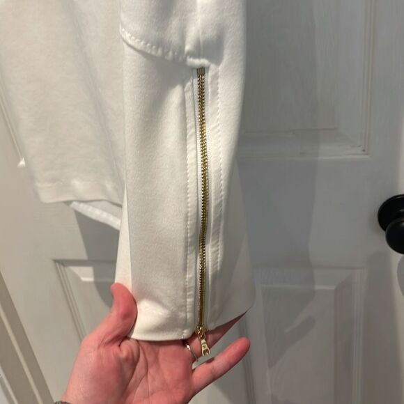 Trina Turk bodycon dress with gold zippers on the sides SZ 4 - Picture 4 of 8